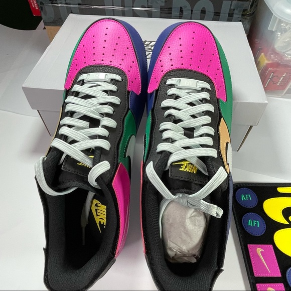 Nike Air Force 1 of 1 Mens Size 10 Sneakers Velcro - Picture 6 of 12